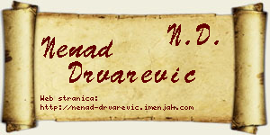 Nenad Drvarević vizit kartica